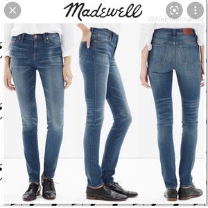 Madewell high rise alley straight size 27